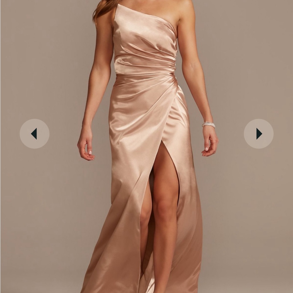 David’s bridal GALINA SIGNATURE bridesmaid dress - like new - sand color